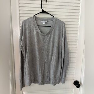 Athleta Light Gray Sweatshirt